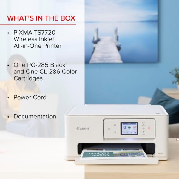 Canon PIXMA TS7720 – Wireless Home All-in-One Printer - Image 5